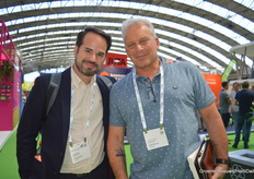 Javier Ruda (Bioiberica) with Gerco Overweg (HortiPro)